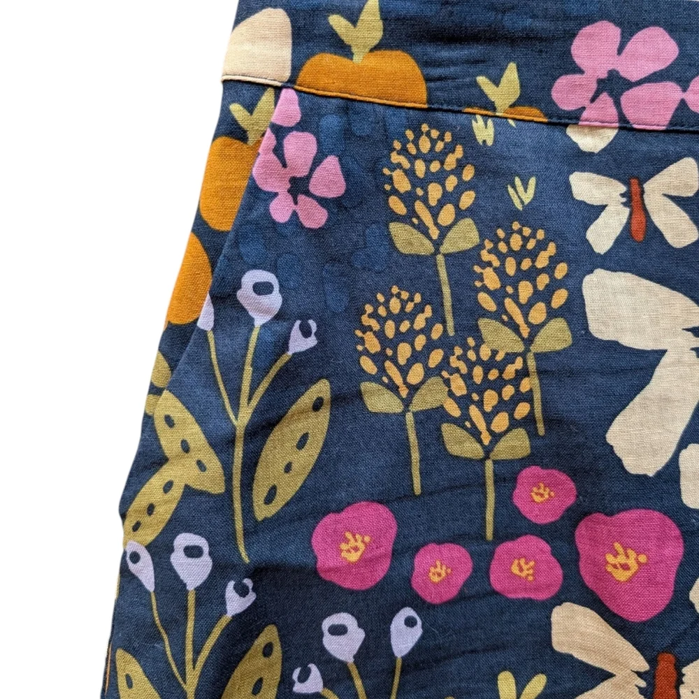 Princess Highway Floral Print Linen Blend Skirt AU Size 12 US Size 8 - Picture 4 of 10
